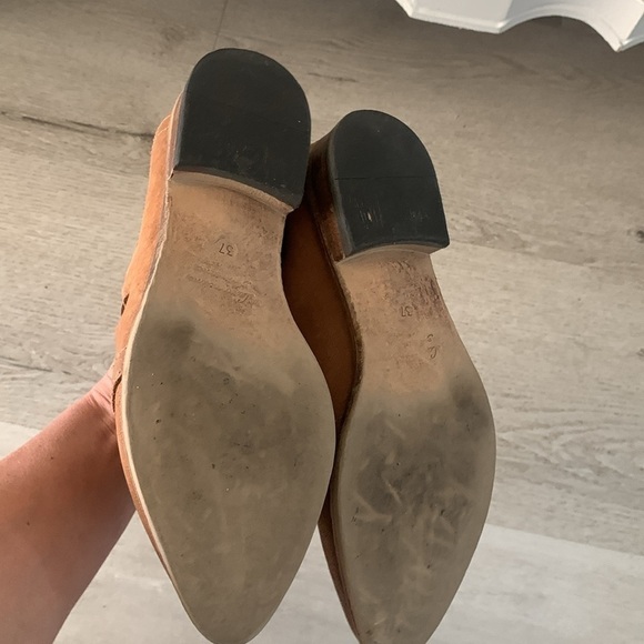 Free People Lost Valley Bootie booties size 37 Distressed - Picture 8 of 13